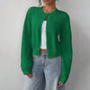 Light Ribbed Button-Up Cardigan by FitiqueFit