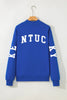 Dark Blue KY KENTUCKY Printed Mock Neck Sweatshirt by Wild and Free Boutique