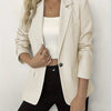Long-Sleeve Single-Button Jacket – 4 Colors, S–3XL by FitiqueFit