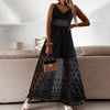 Women's Elegant Lace V-Neck Sleeveless Jumpsuit by FitiqueFit
