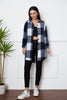 Plaid Button Up Collared Neck Outerwear