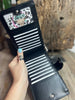 Pink Electric Rodeo Checkers Long Wallet by Neon Spur