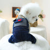 Pet Clothes Dog Four Feet Heart Vintage by My Store