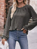 Ruffle Cuff Long Sleeve T-Shirt by Simply Love