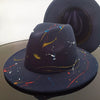 Beautiful Two Tone Luxury Fedora Hat Men's and Women's Hat Unique Retro Design Men's Fedoras Hat Colorful Fedoras Jazz Cap Elegant Soft Hat Wide Brim Party Hats 56-58CM by Stevvex