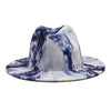 Beautiful Two Tone Luxury Fedora Hat Men's and Women's Hat Unique Retro Design Men's Fedoras Hat Colorful Fedoras Jazz Cap Elegant Soft Hat Wide Brim Party Hats 56-58CM by Stevvex