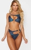 Beautiful Women Bikini Bathing Suit Cut Out Swimwear Chain Ring Swimming Suit For Women Two Piece Swimsuit Women Tight Summer Swimwear Bikini Glamorous String Bra Swimsuit Beach Wear by Stevvex