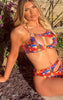 Beautiful Women Bikini Bathing Suit Cut Out Swimwear Chain Ring Swimming Suit For Women Two Piece Swimsuit Women Tight Summer Swimwear Bikini Glamorous String Bra Swimsuit Beach Wear