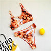 Beautiful Women Bikini Bathing Suit Cut Out Swimwear Chain Ring Swimming Suit For Women Two Piece Swimsuit Women Tight Summer Swimwear Bikini Glamorous String Bra Swimsuit Beach Wear by Stevvex