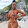 Beautiful Women Bikini Bathing Suit Cut Out Swimwear Chain Ring Swimming Suit For Women Two Piece Swimsuit Women Tight Summer Swimwear Bikini Glamorous String Bra Swimsuit Beach Wear by Stevvex