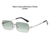 Frameless Rimless Sunglasses – Elegant Western Style by FitiqueFit