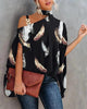 Women's V-Neck Printed Off-Shoulder Vest Top | 6 Prints S–XXL by FitiqueFit