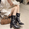 Large Size Women’s High Heel Plus-Width Ankle Boots – Autumn/Winter by FitiqueFit