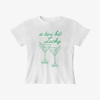 A Tini Bit Lucky St. Patrick’s Day Tee | Shamrock Martini Graphic Shirt | Hey Jude Graphic Tees by Hey Jude Graphic Tees