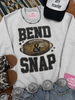 Bend & Snap Football Graphic Sweatshirt by Wild Junkie