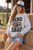 Bend & Snap Football Graphic Sweatshirt by Wild Junkie