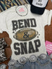 Bend & Snap Football Graphic Tee by Wild Junkie