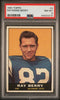 Graded 1961 Topps Raymond Ray Berry #4 Football Card PSA 8 NM-MT