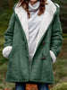Full Size Pocketed Long Sleeve Hooded Toggle Jacket – Stylish & Functional Outerwear for Women by Stevvex