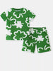 Children's Lucky Clover Print T-Shirt and Shorts Set by Simply Love