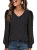 Lace Sleeve V-Neck T-Shirt by Simply Love