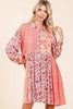 New Summer Floral Tie Waist Flutter Sleeve Tiered Dress – Feminine, Elegant, Cheerful, Bohemian Chic, Flowy & Graceful, Lightweight Rayon-Linen Blend Dress by Stevvex