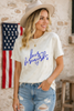 beer & fireworks stars graphic tee by Ocean & 7th