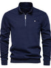 Men's Quarter Zip Long Sleeve Sweatshirt