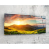 Valley Glass Wall Art (36"x14") by Insigneart USA