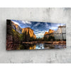 Mountain Glass Wall Art (36"x14") by Insigneart USA