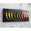 Pepper Glass Wall Art (36"x14") by Insigneart USA