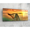 Dock Glass Wall Art (36"x14") by Insigneart USA