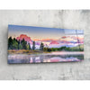 Foggy Mountain Glass Wall Art (36"x14") by Insigneart USA