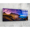 City Lights Glass Wall Art (36"x14") by Insigneart USA