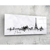 Paris Glass Wall Art (36"x14") by Insigneart USA