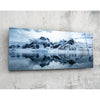 Snowy Mountain Glass Wall Art (36"x14") by Insigneart USA