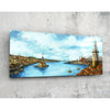 Old Istanbul Glass Wall Art (36"x14") by Insigneart USA