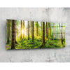 Forest Glass Wall Art (36"x14") by Insigneart USA