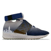 "Big Apple Bronx" New Balance Lindor 1 Baseball Turf Shoes by Stadium Custom Kicks