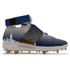 "Big Apple Bronx" New Balance Lindor 1 TPU Baseball Cleats by Stadium Custom Kicks