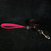 ''Bijou'' leather lead pink by Bestia Dog Gear
