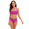 Bikini New 2 Piece Women Swimsuit Women's High Waist Bikini Set Fashion Puff Sleeve Swimwear Set Bathing Suits Solid Color Short Puff Sleeve Summer High Waist Cut Backless Bathing Suit Beachwear by Stevvex