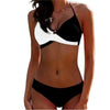 Bikini Pad Push Up Swimwear Women Swimsuit Bath Suit Bikini Set Beachwear Two Piece Costume Summer Bikini Women's Push Up Bathing Suits Swimsuits Halter Bandage Two Piece Bikini by Stevvex
