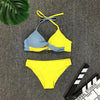 Bikini Pad Push Up Swimwear Women Swimsuit Bath Suit Bikini Set Beachwear Two Piece Costume Summer Bikini Women's Push Up Bathing Suits Swimsuits Halter Bandage Two Piece Bikini by Stevvex
