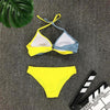 Bikini Pad Push Up Swimwear Women Swimsuit Bath Suit Bikini Set Beachwear Two Piece Costume Summer Bikini Women's Push Up Bathing Suits Swimsuits Halter Bandage Two Piece Bikini by Stevvex