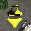 Bikini Pad Push Up Swimwear Women Swimsuit Bath Suit Bikini Set Beachwear Two Piece Costume Summer Bikini Women's Push Up Bathing Suits Swimsuits Halter Bandage Two Piece Bikini by Stevvex