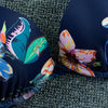 Bikini Push Up New Swimwear Women Print Floral Bikinis Set Swimsuit Bathing Suit Two Piece Summer Beach Wear Floral Leaf Print Bikini Set Padded Lace Up Straps Bikini Beach Swimsuit by Stevvex