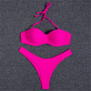 Bikini Push Up Swimsuit Female Swimwear Women's Bathing Suits Push Up Underwire Bikini Set Padded Two Piece Swimsuits Women Two-pieces Durable Bikini Set With Bra Cup Modern Bathing Suit by Stevvex