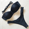 Bikini Push Up Swimsuit Female Swimwear Women's Bathing Suits Push Up Underwire Bikini Set Padded Two Piece Swimsuits Women Two-pieces Durable Bikini Set With Bra Cup Modern Bathing Suit by Stevvex