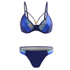 Bikini Push Up Swimsuit Female Swimwear Women Two-pieces Bikini set Bra Cup Bather Bathing Suit Swim Lady Triangle Bikini T-Back 2 Pieces Bandeau Swimsuit V Neck Swimwear Halter Push Up Bathing Suit by Stevvex